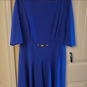 Tahari Royal blue dress size 14
